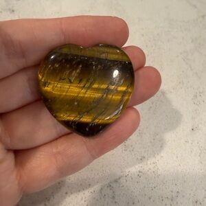 Tiger's Eye Heart